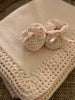Pink Crochet Booties or Blanket