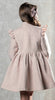 Dusty Pink Wool Coat