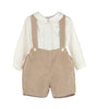 Winterberry Cord Romper Short Set