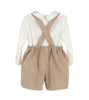 Winterberry Cord Romper Short Set