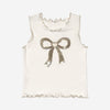 Gold Bow Tank Top
