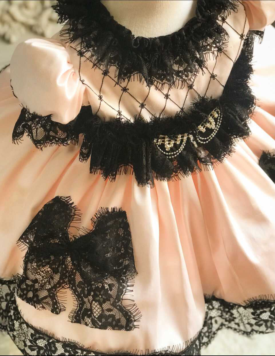 Pink Satin Couture Dress – Layla's Boutique