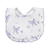 Lavender Bows Zippered Footie