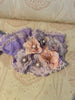 Purple Flower Baby Gown