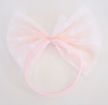 Dotted Mesh Bow Headband