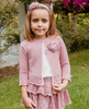 Mauve Skirt and Sweater Set