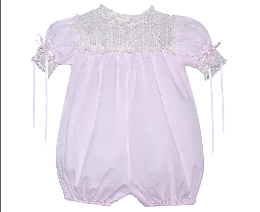 Rowan Pink Bubble Romper