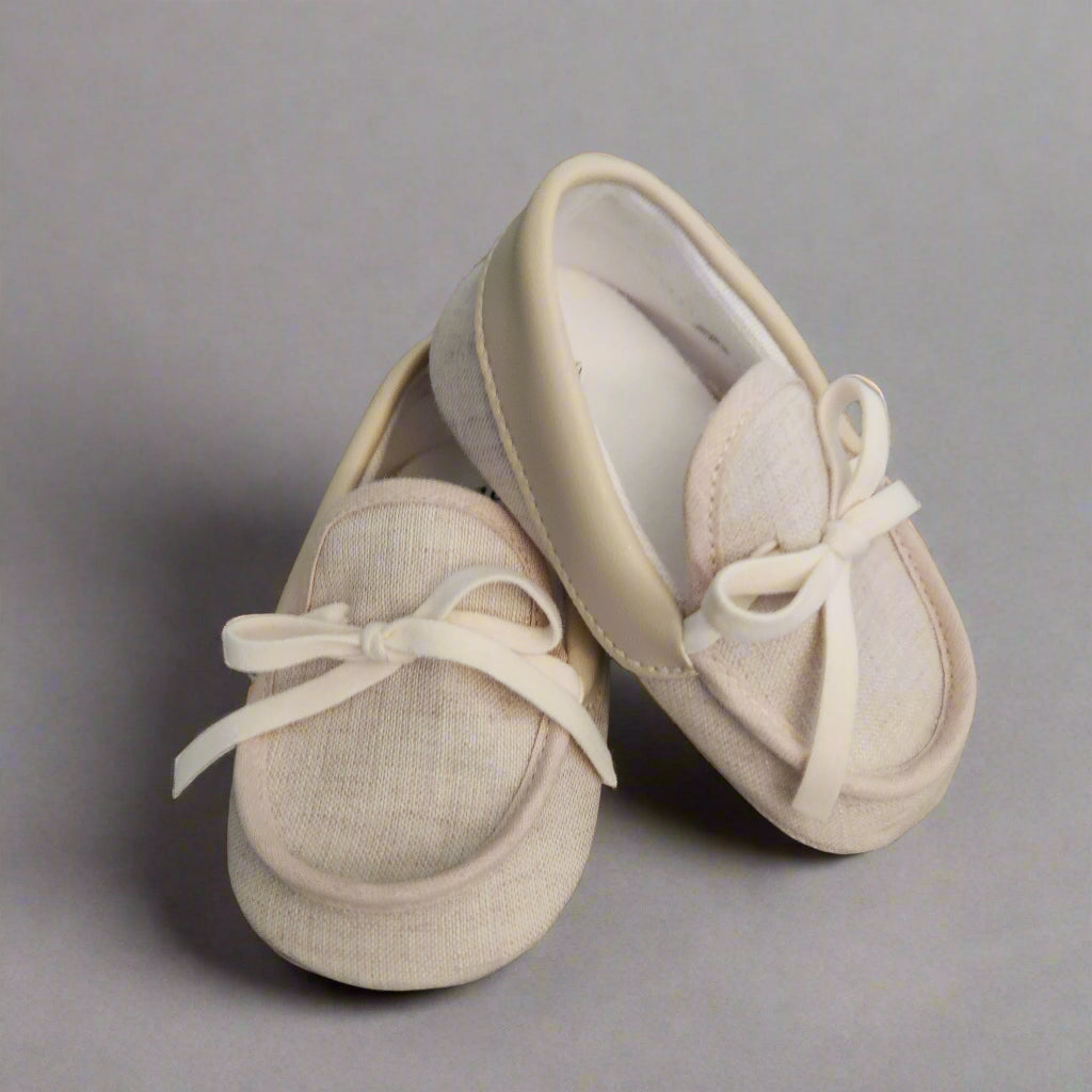 Light Tan Linen Loafer