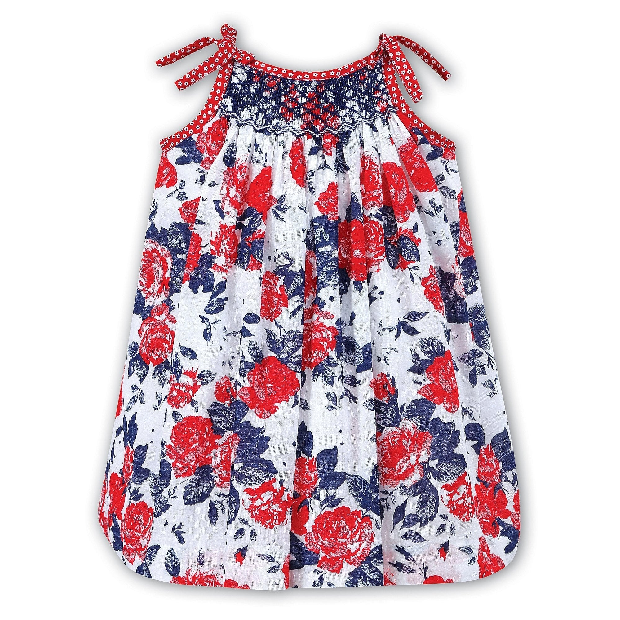 Sarah Louise Red White & Blue Floral Shift Dress – Layla's Boutique
