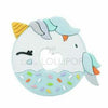 Unicorn Donut Blue Teether