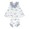 Sailboat Dress & Bloomer Set