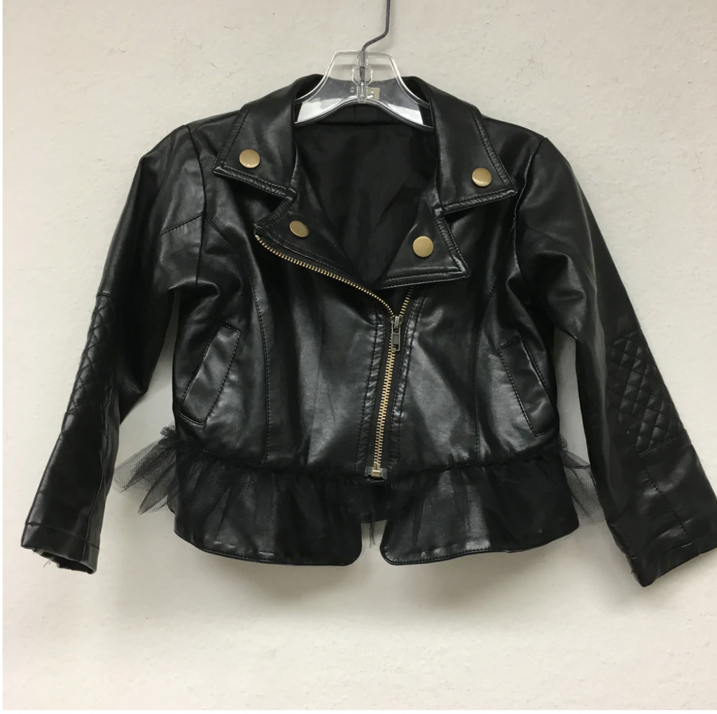 Marais Sky Black Leather Jacket