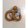 Loulou Lollipop Bubble Teether in Rose Quartz, Pearl, Gray, or Baby Blue