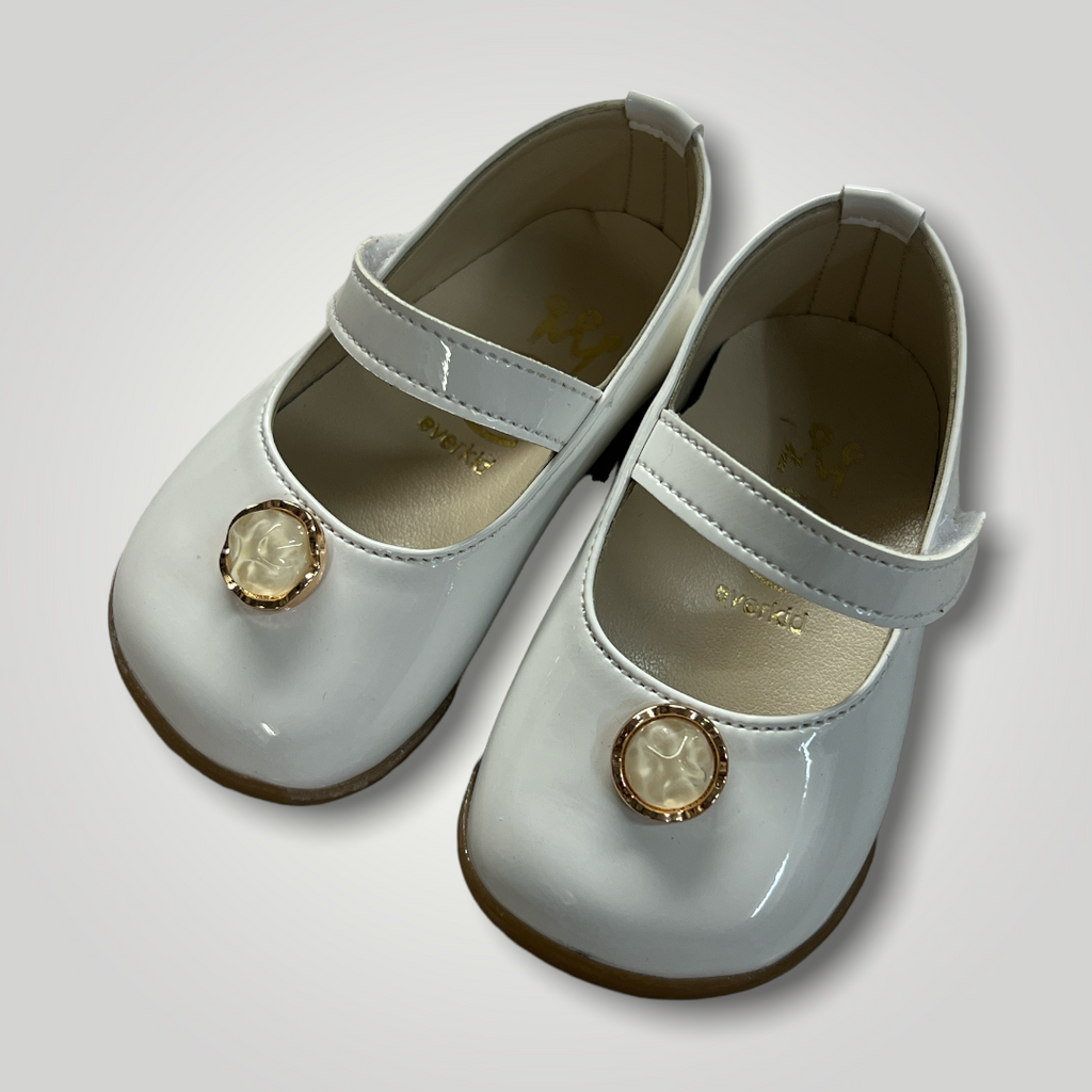 Ever Kid Patent Crib Booties