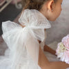Ivory Angel One Shoulder Tulle Dress