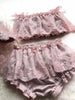 Mauve Bloomer Set