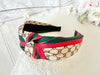 Green and Red Stripe Headband