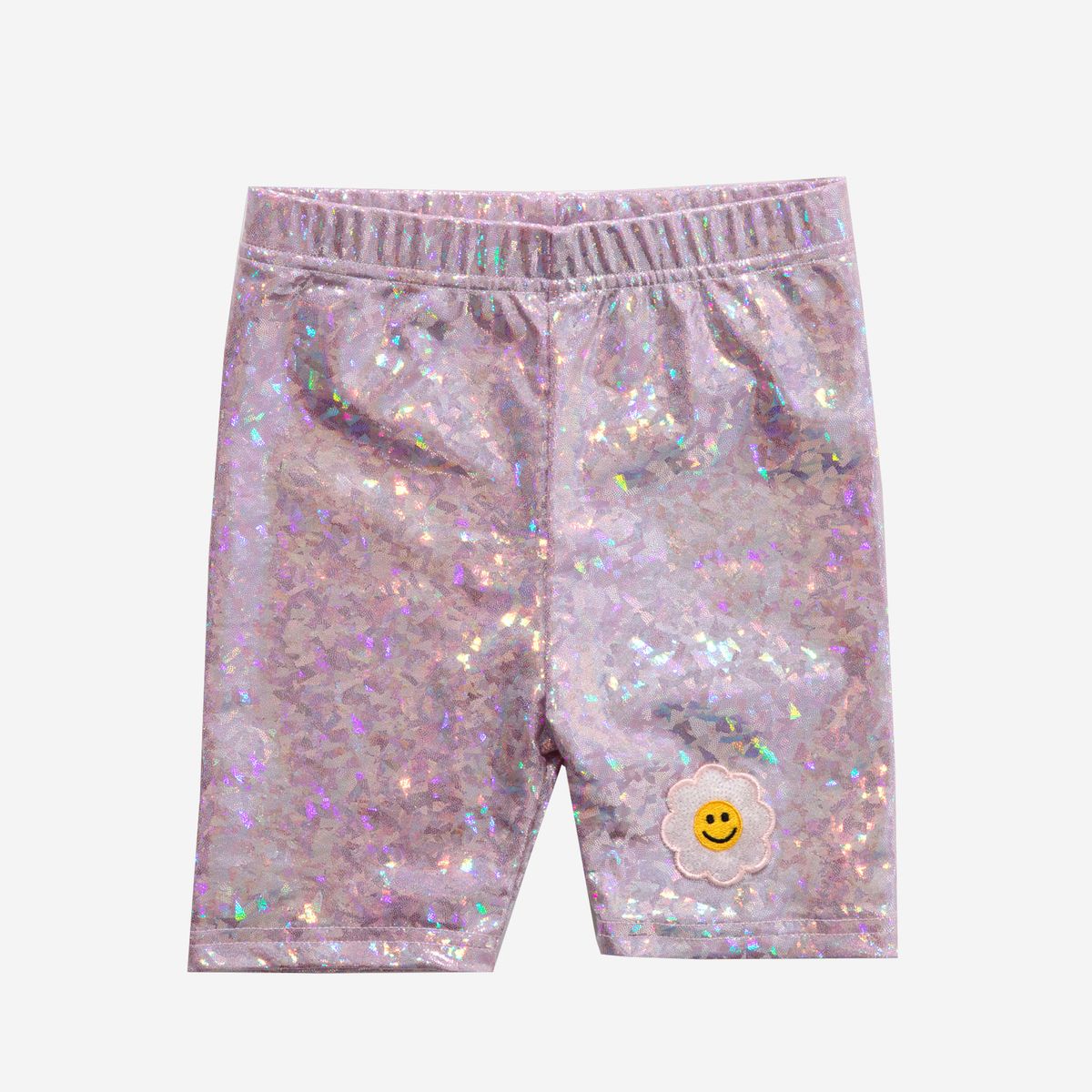 Julia Metallic Pink Bike Shorts