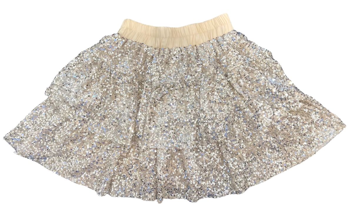 Tiered Sequin Skort