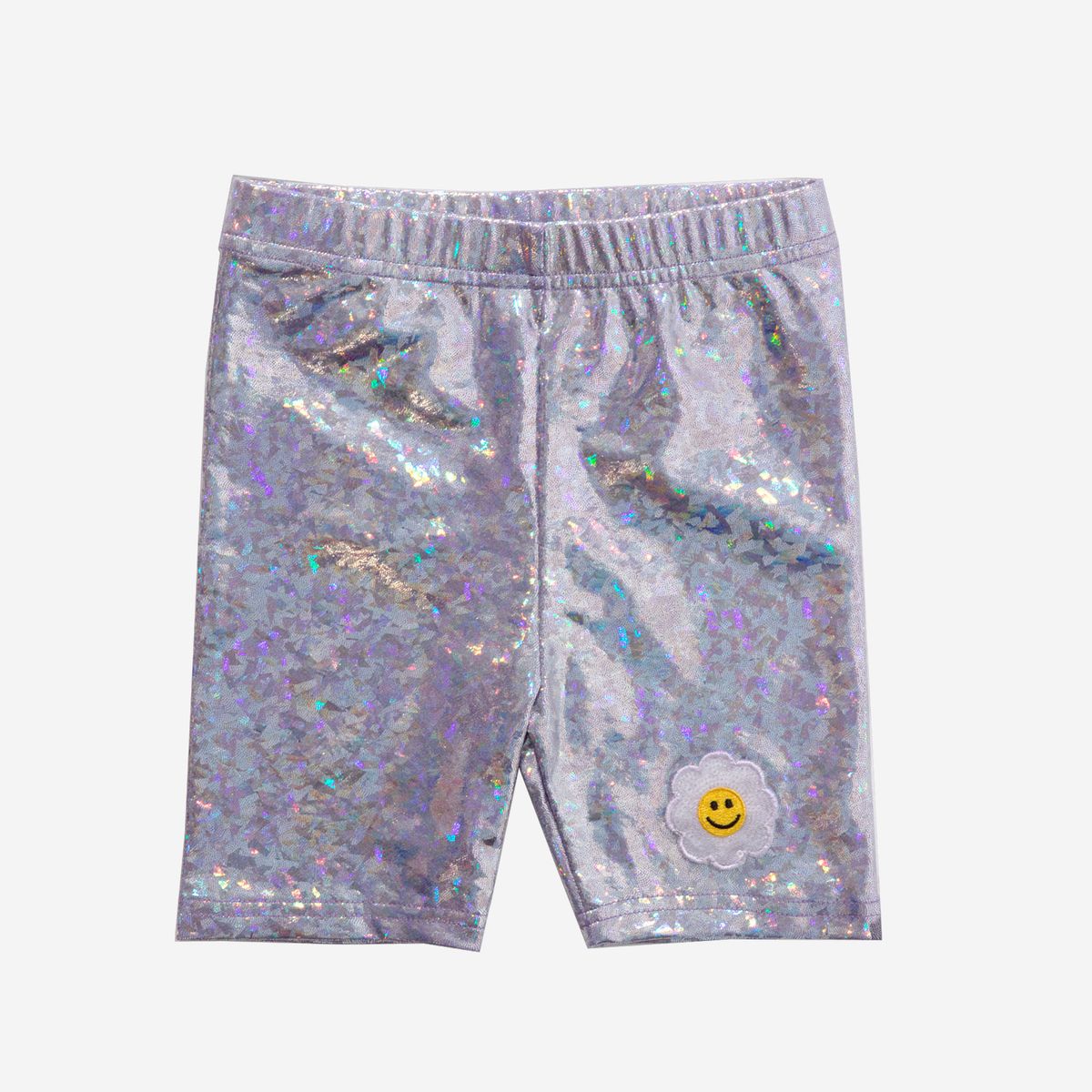 Julia Metallic Lilac Bike Shorts
