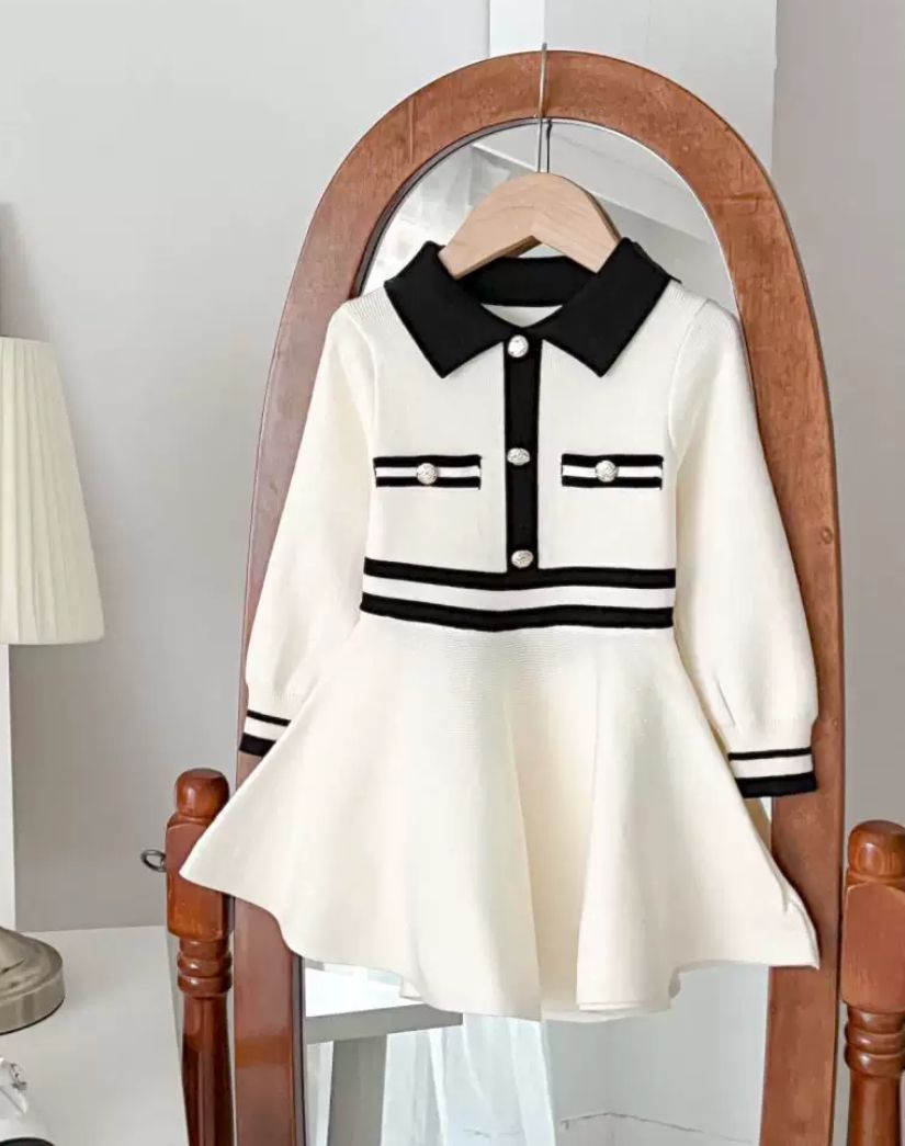 Off White Classy Knit Dress