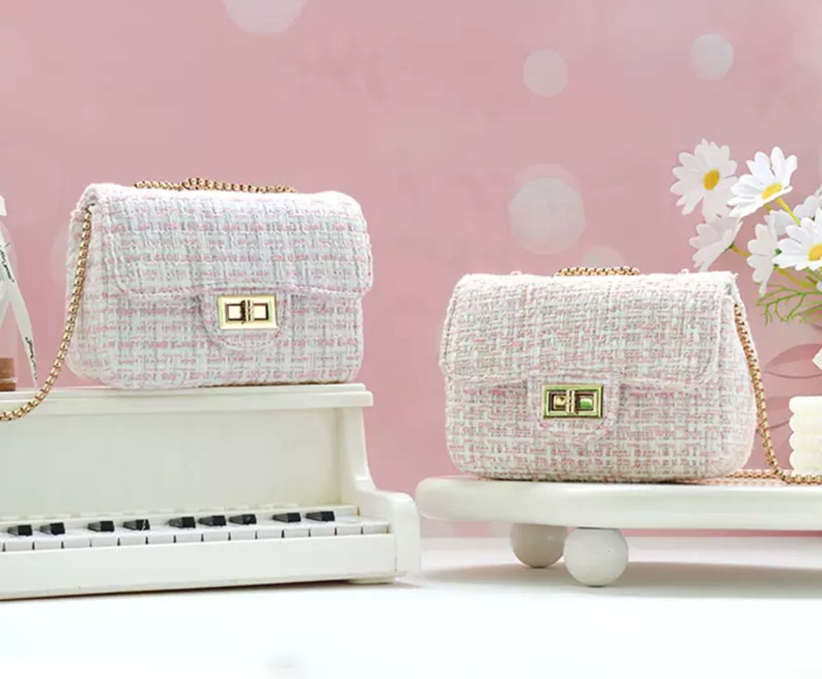Tweed Junior Pastel Purse
