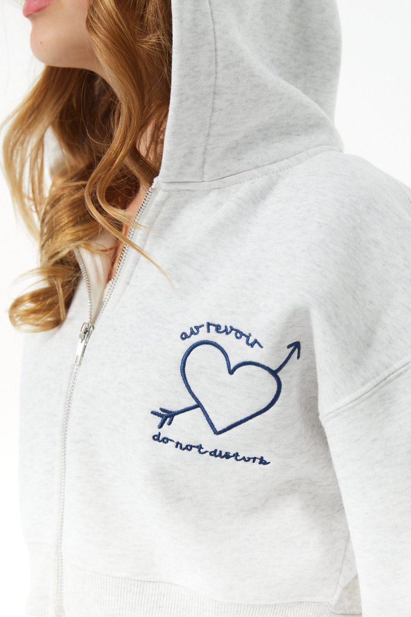 Mia French Terry Zip Up Hoodie