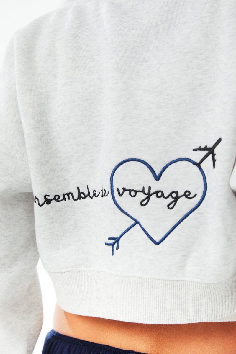 Mia French Terry Zip Up Hoodie