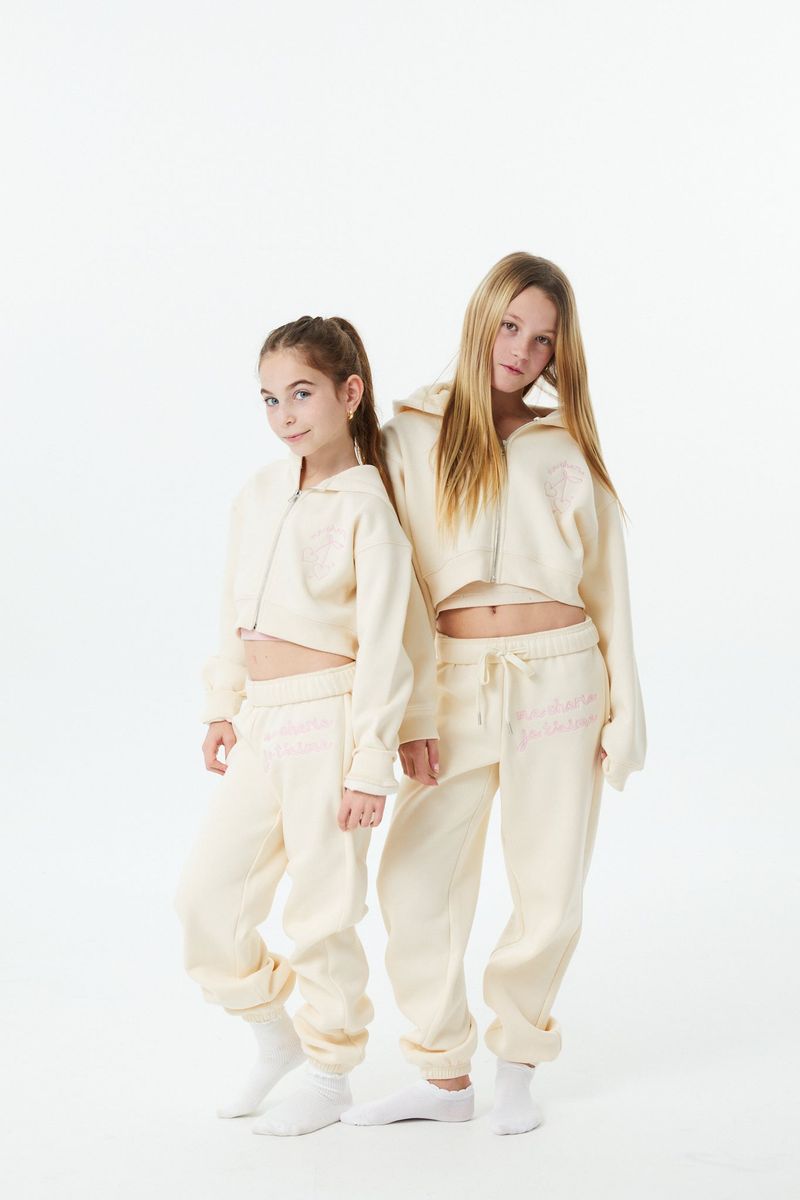 Mia Winter White Zip Up Hoodie