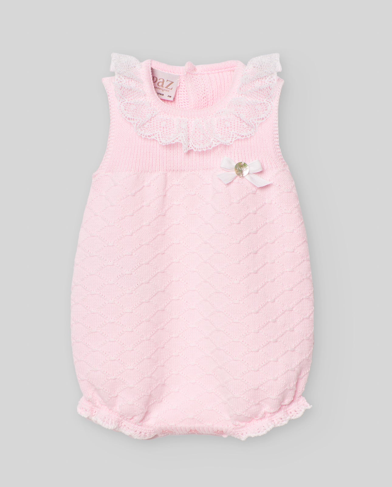 Pink Baby Knit Romper