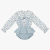 Sweater Blue Bloomer Set