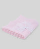 Pink Knit Bow Blanket