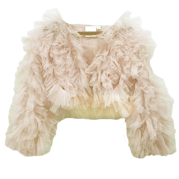 Ivory Ruffle Jacket