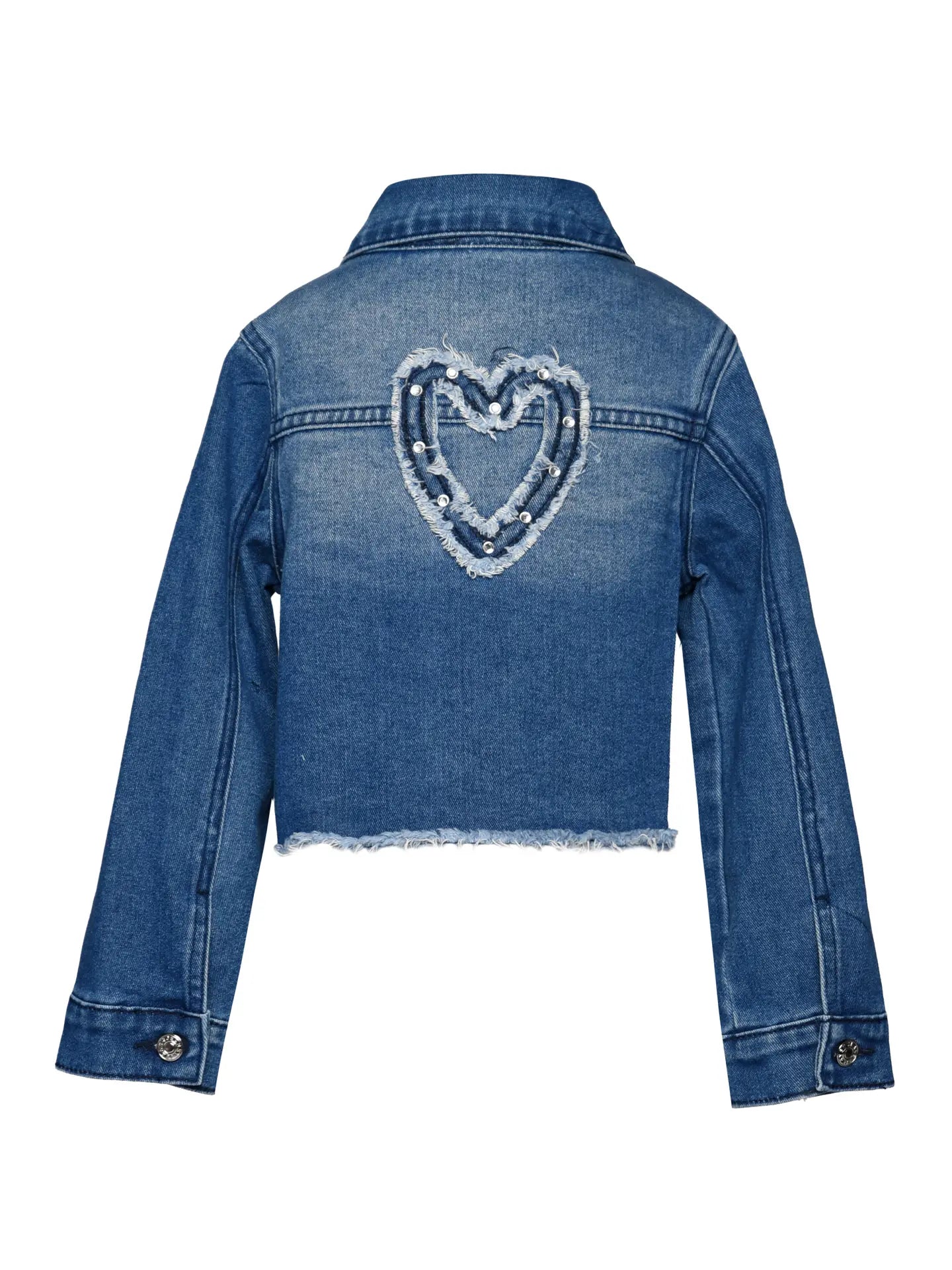 Heart Patch Denim Jacket