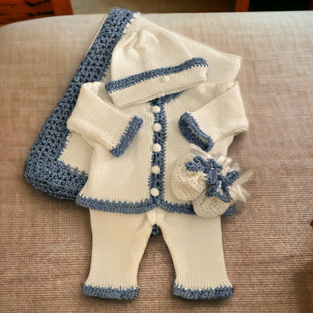 Crochet Denim Set