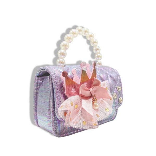 Crown Applique Quilted Purse