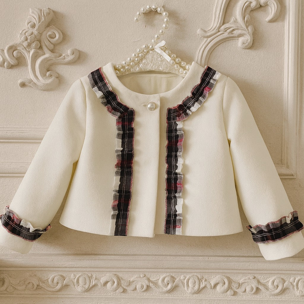 White Velvet Three Piece Set