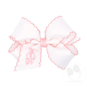Ballerina Embroidered Bow