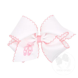 Ballerina Embroidered King Size Bow