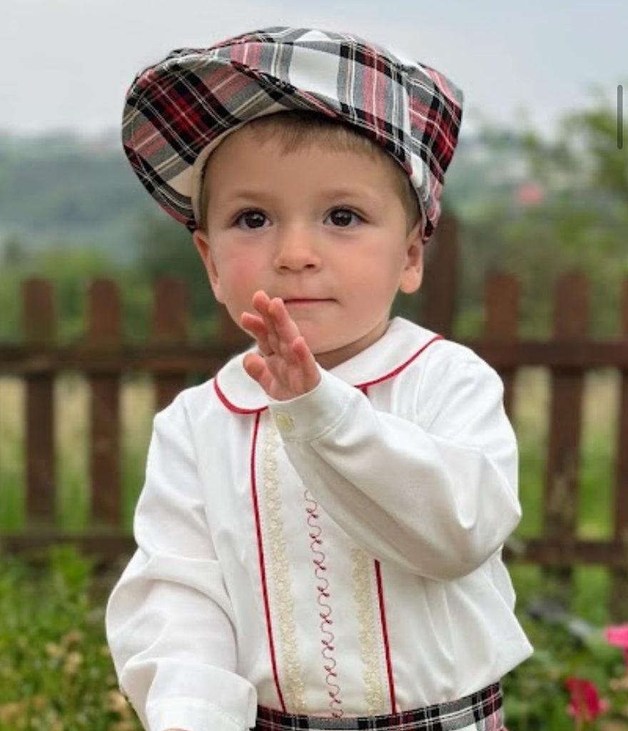 Boy's Plaid Beret