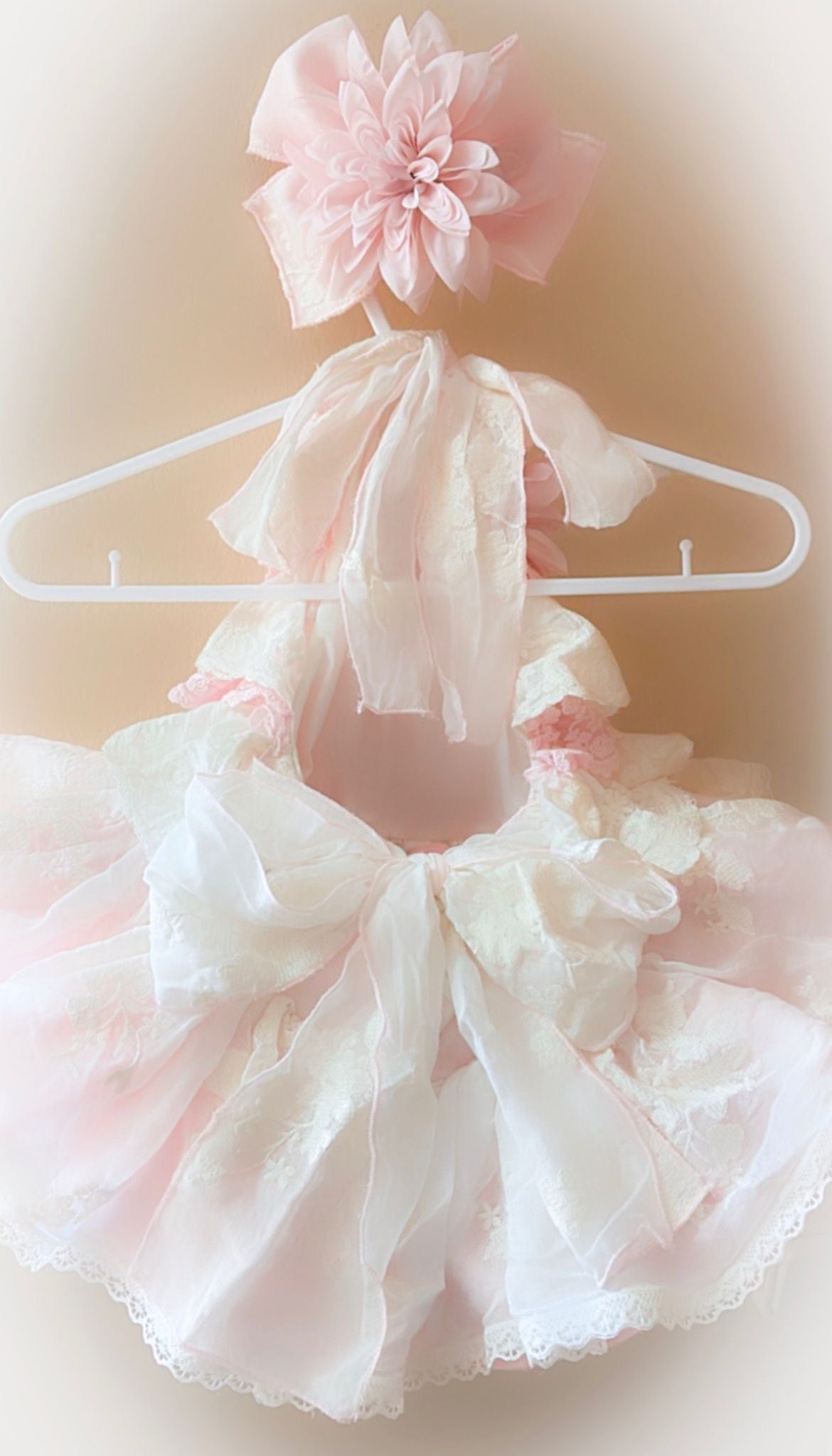 Peyton Cream and Blush Dress