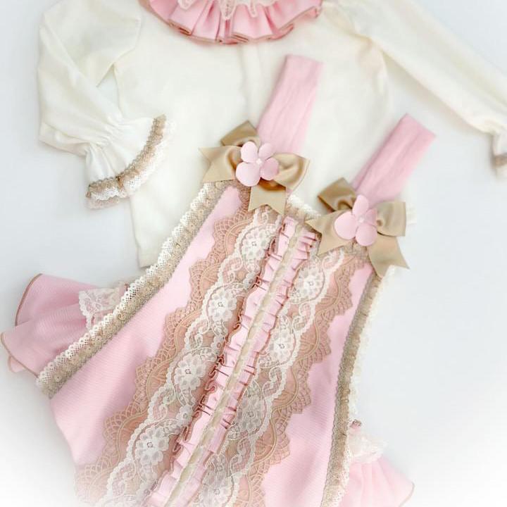 Pink Overall Set