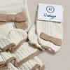 Cream Knit Socks