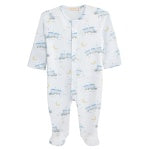 Little Train Printed Footie