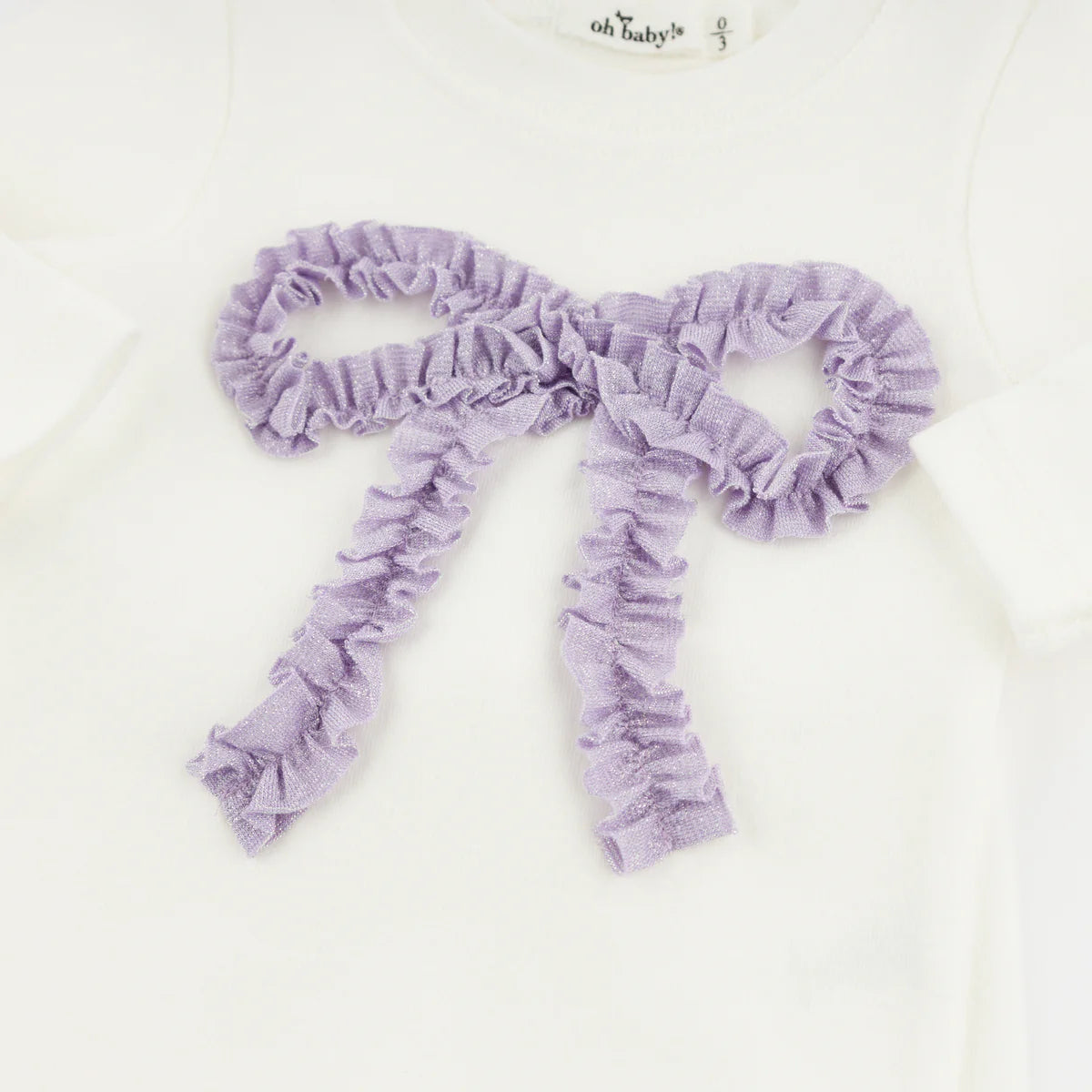 Ruffle Bow Lavender Set