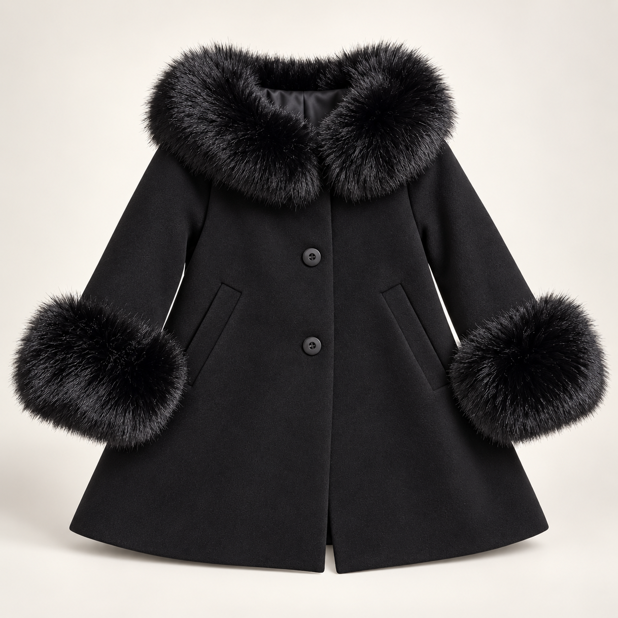 Black Wool Coat