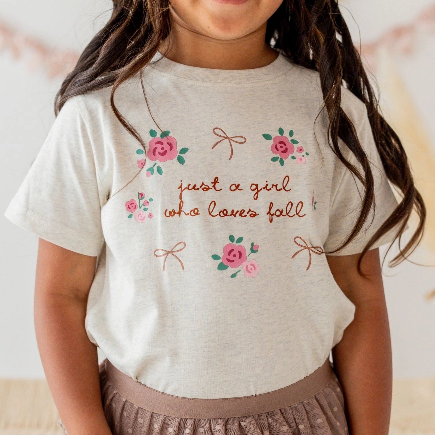 Just A Fall Girl Short Sleeve