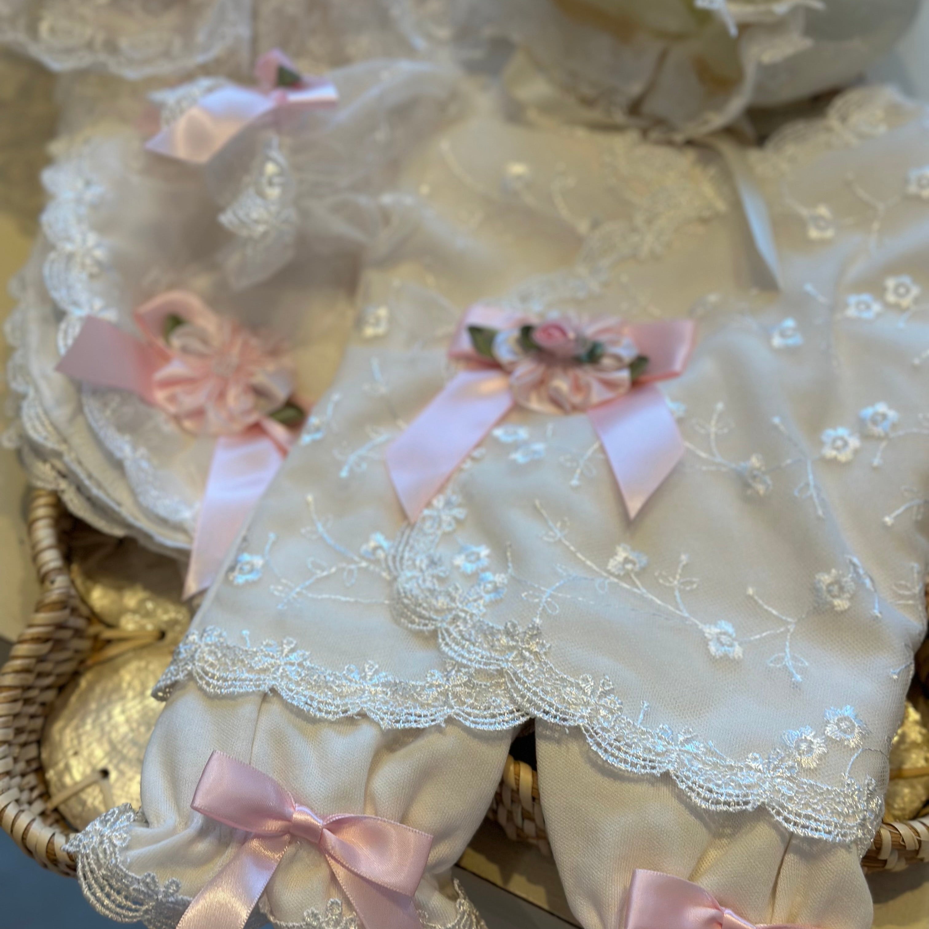 Riley in Ivory and Pink