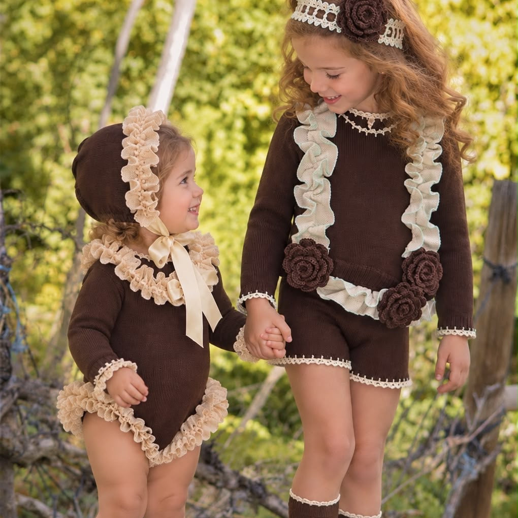Chocolate Brown Sweater Set