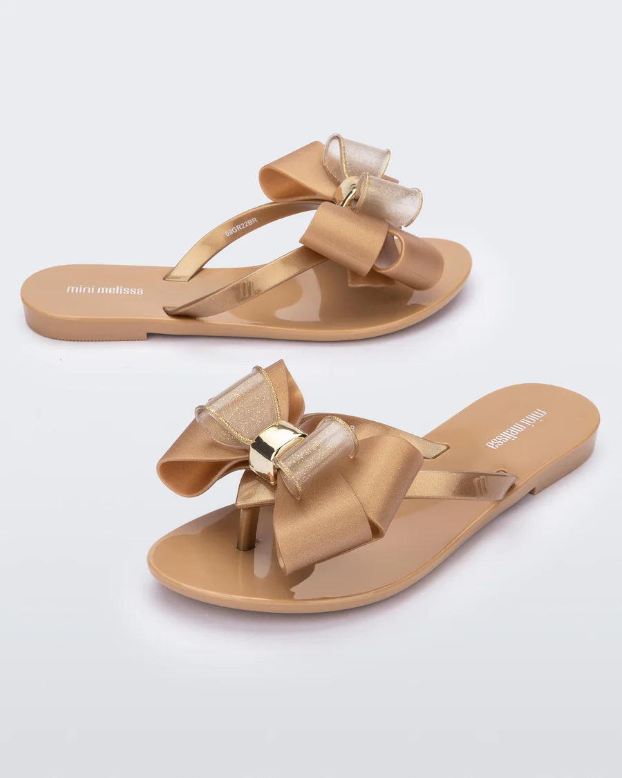 Chaussures Melissa Shoes Mini Williams Tea Party - Modèle Pearl, Boucle, Neuf Avec Emballage